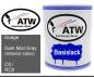 Preview: Dodge, Dark Mist Gray (Interior color), C8 / RC8: 1L Lackdose, von ATW Autoteile West.